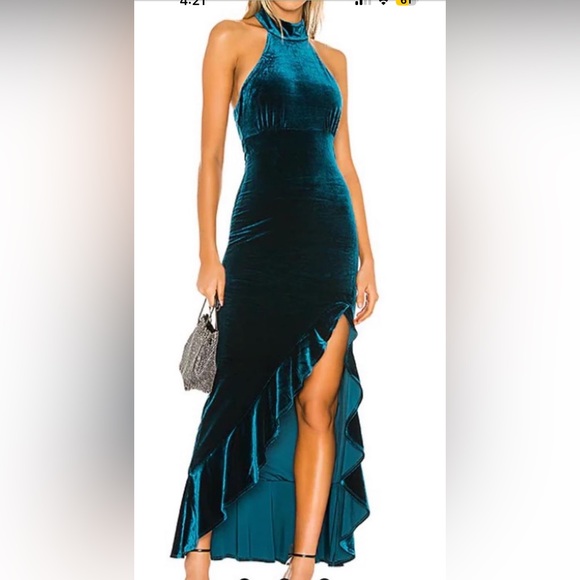 Lovers and Friends Maxi Dress in Deep Teal - Picture 1 of 1